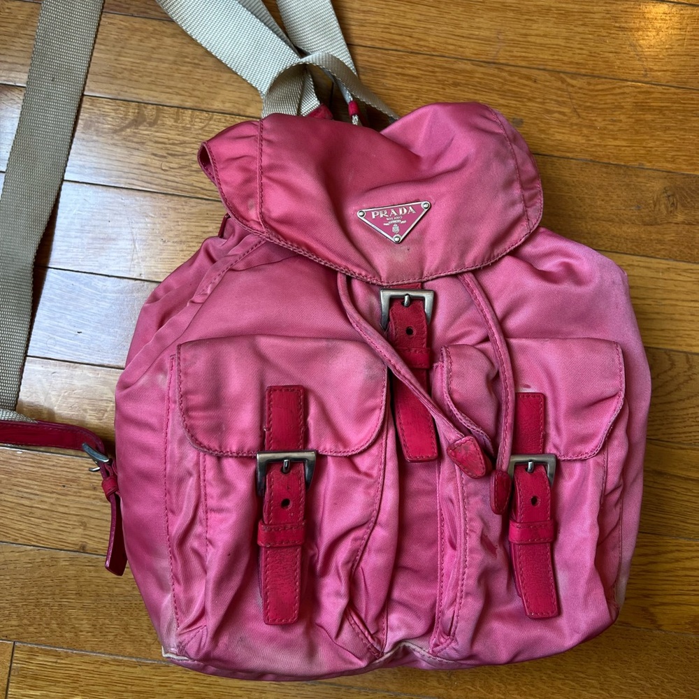 Prada Pink Backpack